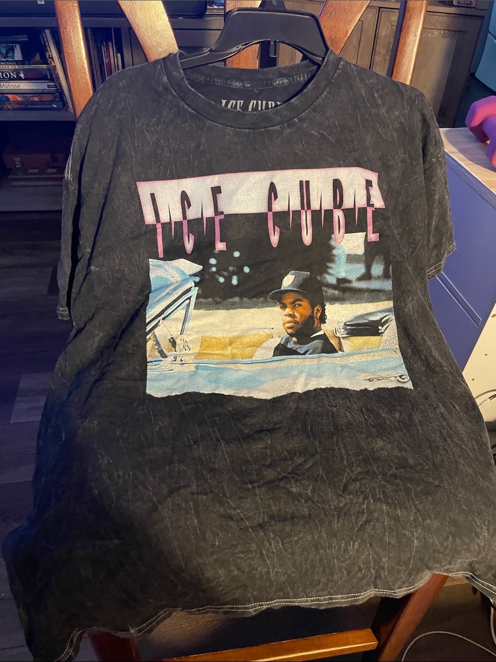 Ice Cube Graphic Short Sleeve Tee - Black